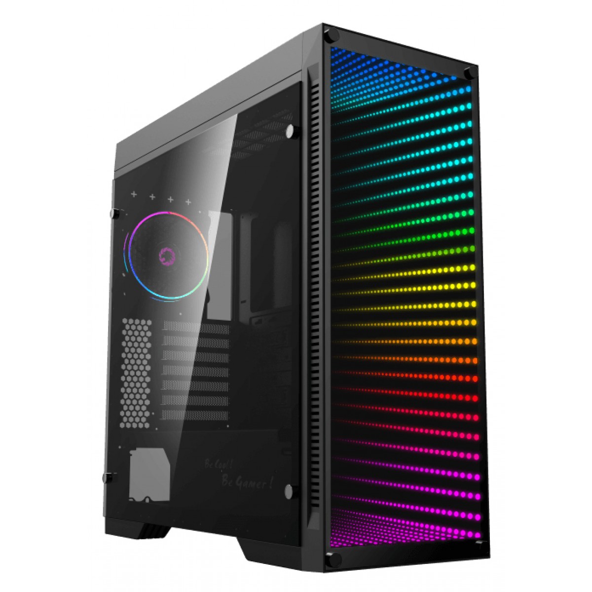 Gabinete Gamer Gamemax INFINIT RGB - M908-TR Branco