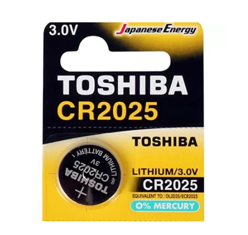 BATERIA DE LITHIUM 2025 TOSHIBA CR2025 CP-5C